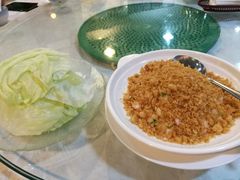 生菜虾松-老妈私房菜