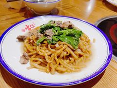芥兰牛肉湿炒粿条-牛a潮汕鲜牛肉粿条(天河北店)