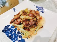 有机花菜炒腊肉-陶然居·重庆菜(两江会馆店)