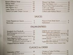 菜单-Musso & Frank Grill