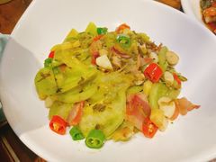 青番茄炒腊味-老宁波1381餐厅(宏泰广场店)