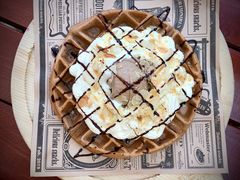 杏仁奶油巧克力华夫饼-吉姆丽德乡村西餐厅(闵行交大店)