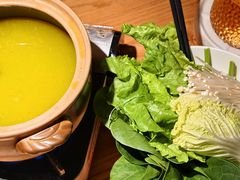 鸡汤青菜打边炉-火候轩品质湘菜·私厨(市府店)