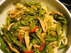 豆角丝炒肉拌转百刀-日上三甘(三里屯店)