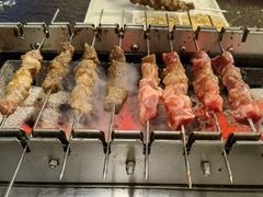 羊肉串-長壹旋转烤吧 农家鸡火锅