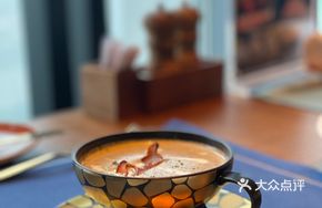 Black Porcini Mushroom Cream Soup