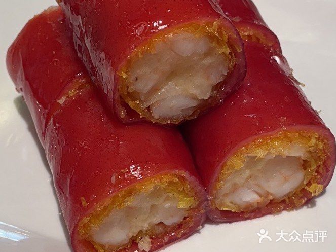 悦满楼·西关名点·湛江名菜(航空综合大厦店)招牌明虾红米肠图片
