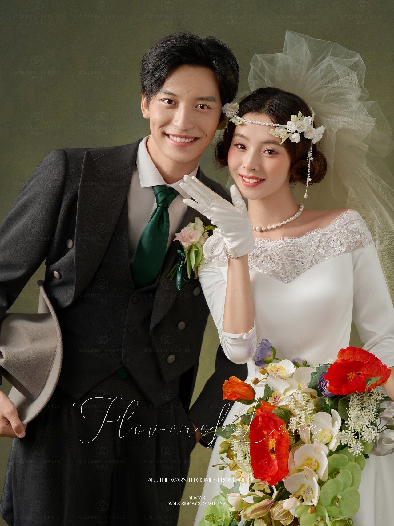 婚纱照油画复古,灵动唯美