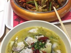 干锅牛肉虾（大份）-干锅鱼庄(北京荟聚店)