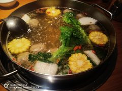玉米萝卜牛骨锅底-海银海记潮汕牛肉火锅(新港中路海珠店)