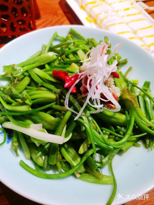 特色餐厅-葱油水性杨花-菜-葱油水性杨花图片-丽江美食-大众点评网