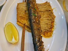 香煎秋刀鱼-覃记海鲜美食餐厅