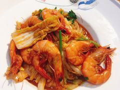 大虾烧白菜-1937青岛老味道·海肠捞饭·青岛菜(大鲍岛栈桥店)