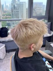 点击看大图 -藤野造型烫发染发