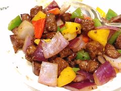 彩椒牛肉粒-潮府馆·非遗潮州菜·港式点心(世纪公园店)