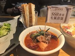 罗马红酒炖牛肉配自制吐司条-JINNS锦时 steak&pizza(浸信会礼拜堂旧址店)
