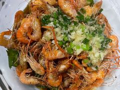 葱油青虾-溱湖八鲜菜馆