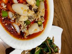 -东来菜馆•手抓海鲜家常菜•海鲜锅贴(鸽子窝店)