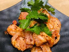 香辣猪颈肉-新石器烤肉(南站店)