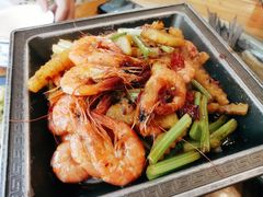 干锅香辣虾-乌记大厨餐厅