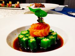 捞汁秋葵三文鱼-麟1929(外滩店)