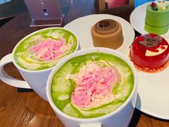 爱恋桃红抹茶拿铁-星巴克臻选(深圳龙华红山天虹店)