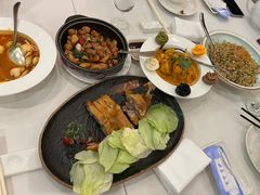 咖喱虾球伴五彩馒头-香乐园·淮扬菜中餐厅·Shang Garden(福田香格里拉店)