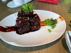 桂花糖醋肉排-悦轩中餐厅·高空江景·杭州柏悦酒店