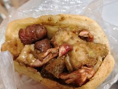 -清真回族八哥秘制饼夹菜
