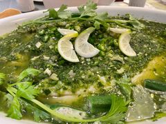 青柠檬酸汤海鲈鱼（夏天的选择）-新加坡瑞珍•海河观景餐厅