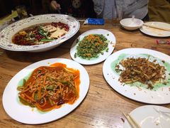 榄菜肉末四季豆-一盏明灯全素斋(殊像寺店)