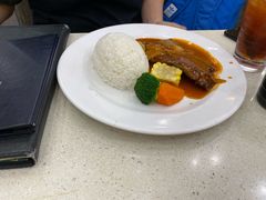 西冷牛排饭套餐-明园茶餐厅(沙头角店)
