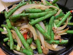 肉沫虾酱啫豆角-龙记烧腊茶餐厅(常德路店)
