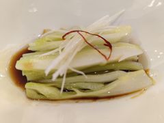 白灼龙芽菜-村长家的疙瘩汤·东营菜(东营茶城店)