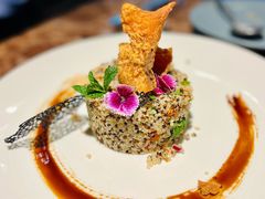 秘鲁藜麦三文鱼塔-Let'sBURGERplus·非常创意汉堡(三里屯店)