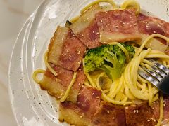 白汁培根意粉-about(丹霞庄店)