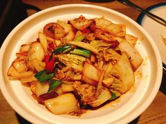 油渣炒高山娃娃菜-老阿爸鲜鱼土菜(昆山花桥店)