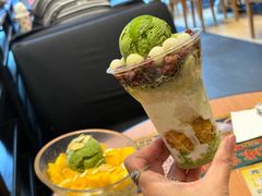 三重厚抹茶红豆芭菲-满记甜品(正方京城店)