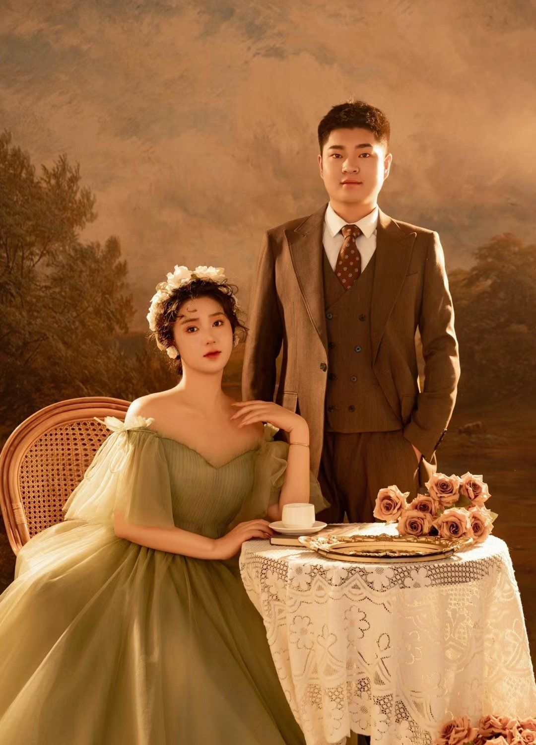 婚纱照油画系列