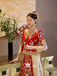 点击看大图 -艾拉·女王婚纱礼服馆