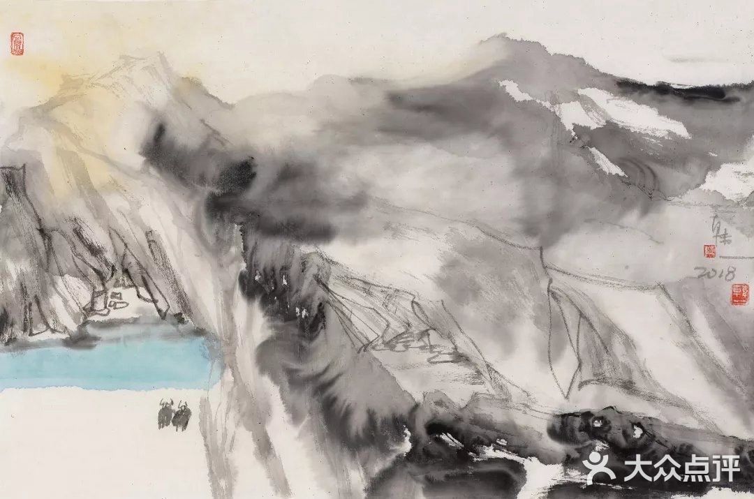 水墨画🖼中展现的虚实艺术太神奇了。