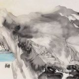 水墨画🖼中展现的虚实艺术太神奇了。