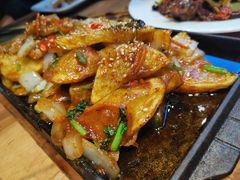 铁板土豆-老胖串店(浆水泉路店)