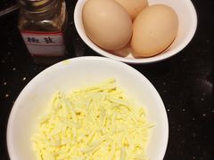 锅底芝士煎蛋-猪啊牛呀羊啊铜盘烤肉(正大广场店)