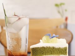 抹茶茉莉白桃奶油蛋糕-dokidoki