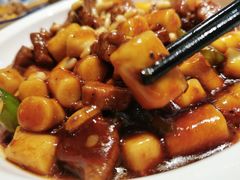 松子牛肉炒年糕-兔爸私家小厨(新北万达店)