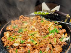 炙子烤呼伦贝尔羔羊肉-喜悦烤鸭·新京菜(王府井店)