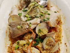 鲜虾白贝蒸鲈鱼-东江海鲜酒家(艺都分店)