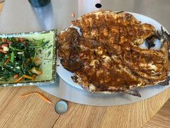 -北京龙庆四季香农家饭庄·灶台鱼·碳烤虹鳟鱼(龙庆峡店)