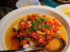 剁椒臭豆腐刀板香-山塘渡·苏式园林餐厅